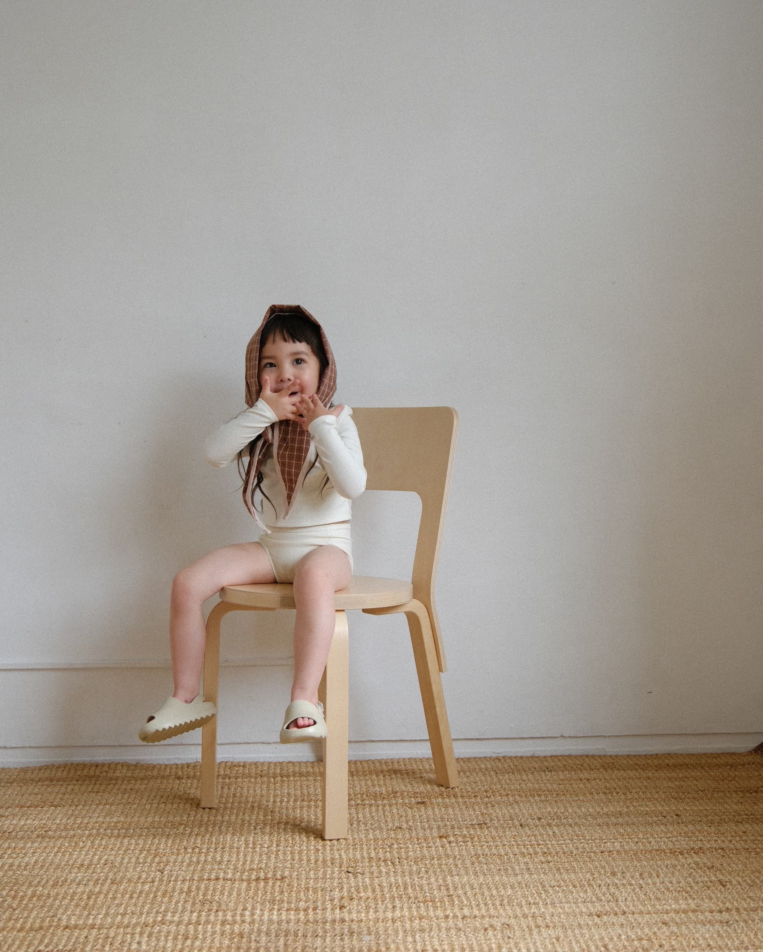 chaisy_style 140センチ　セットアップ水着 KIDS / SET］chaisy Original Zip Swimwear | chaisy