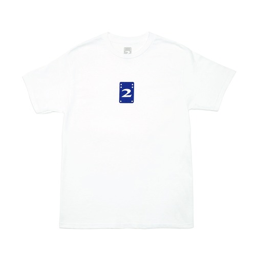 2 Riser Pads Logo Tee White
