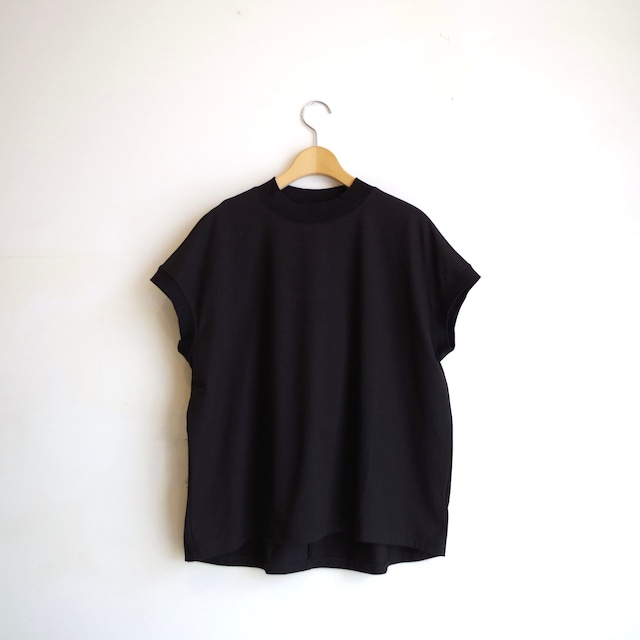 one f  French Sleeve Tee　BLACK　再入荷