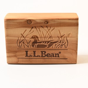 80's~ Vintage L.L.Bean Cedar Wood Block /#7
