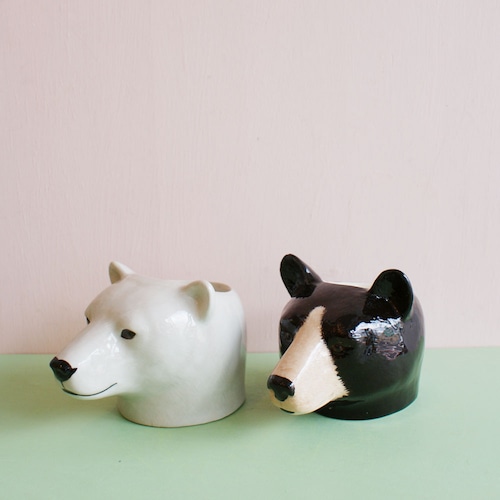 シロクマとクマのEgg Cup