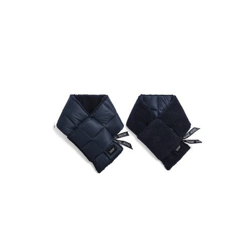 TAION タイオン リバーシブル ダウンマフラー R201MT メンズ レディース Dネイビー×ネイビー