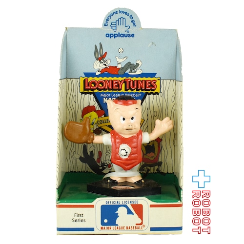 アプローズ社 ルーニー・テューンズ MLB ナショナルリーグ ポーキー・ピッグ(ヒューストン・アストロズ) PVCフィギュア 1990 箱付き