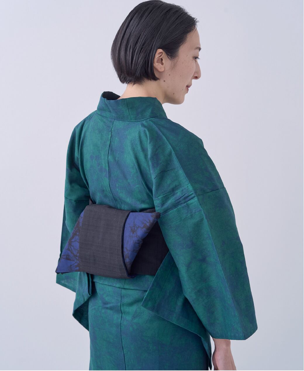 YUKATA 籠染 深緑 | KIRISEN 桐染