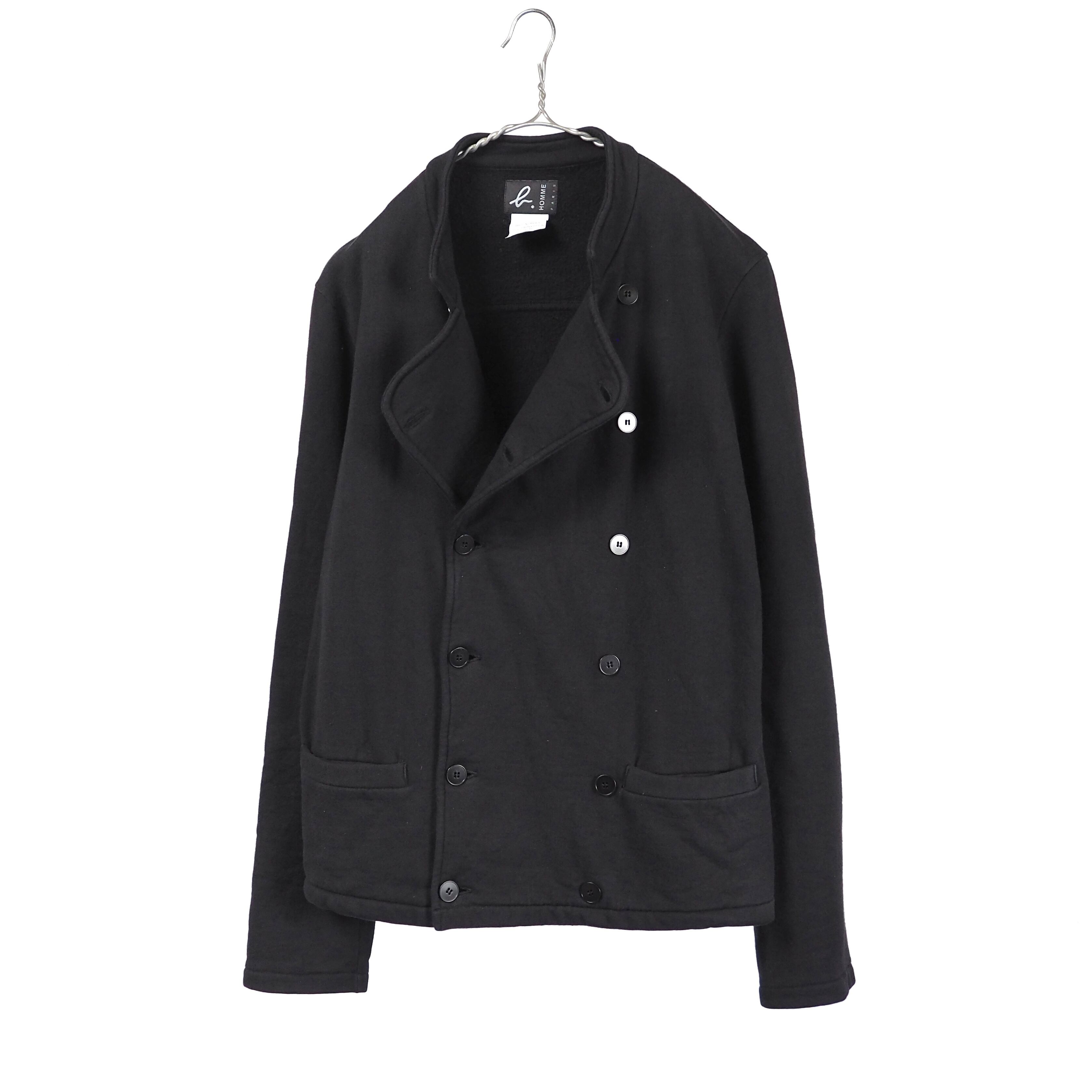agnes b.homme double breast sweatshirt jacket 0 /FRANCE アニエスベー スウェットジャケット