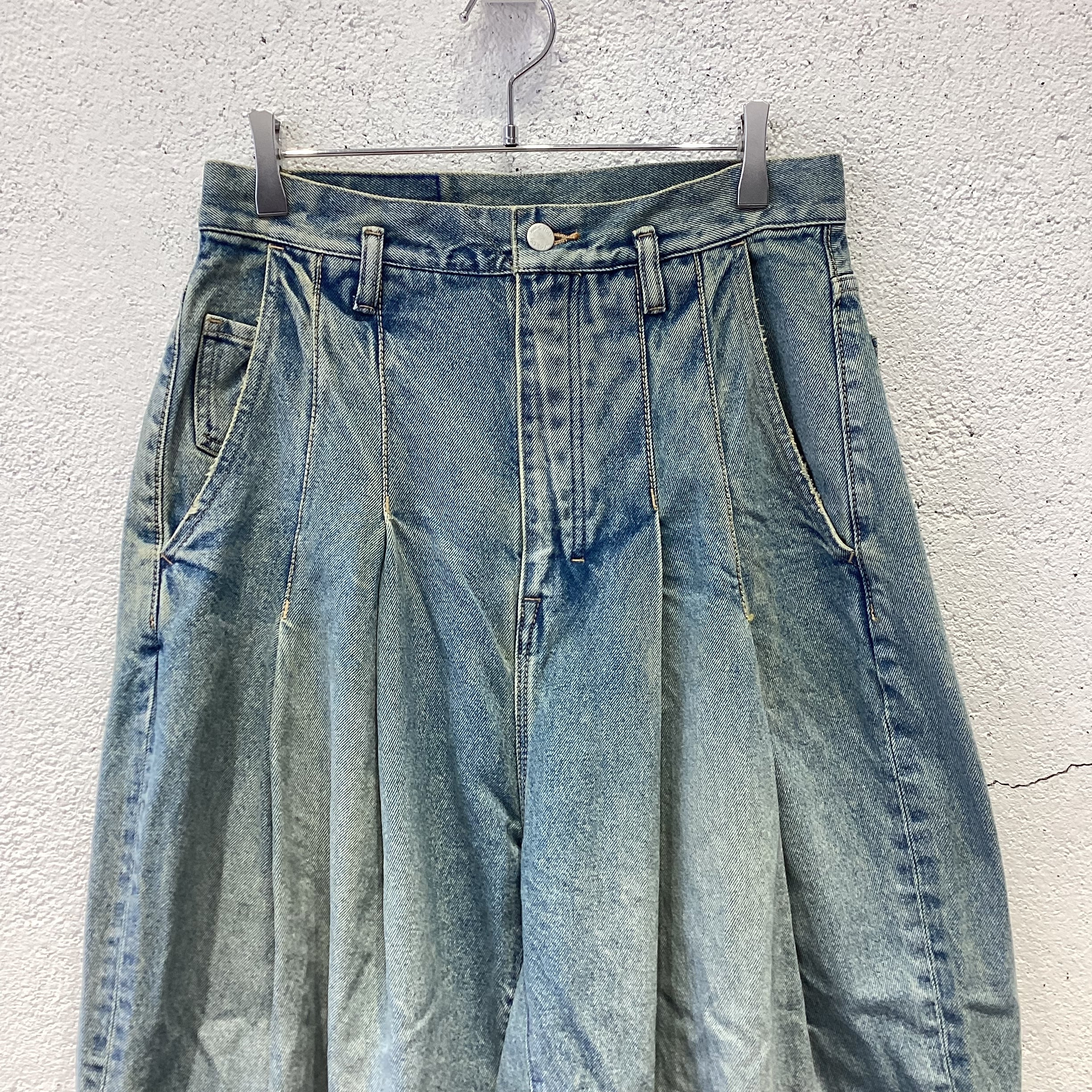 SHINYAKOZUKA / DAMAGED ORDINARY CITY BAGGY(ISSUE #8) / INDIGO