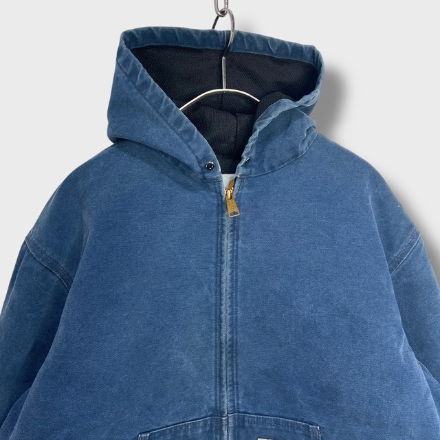 90-00s カーハート アクティブジャケット アクティブパーカー フェード M