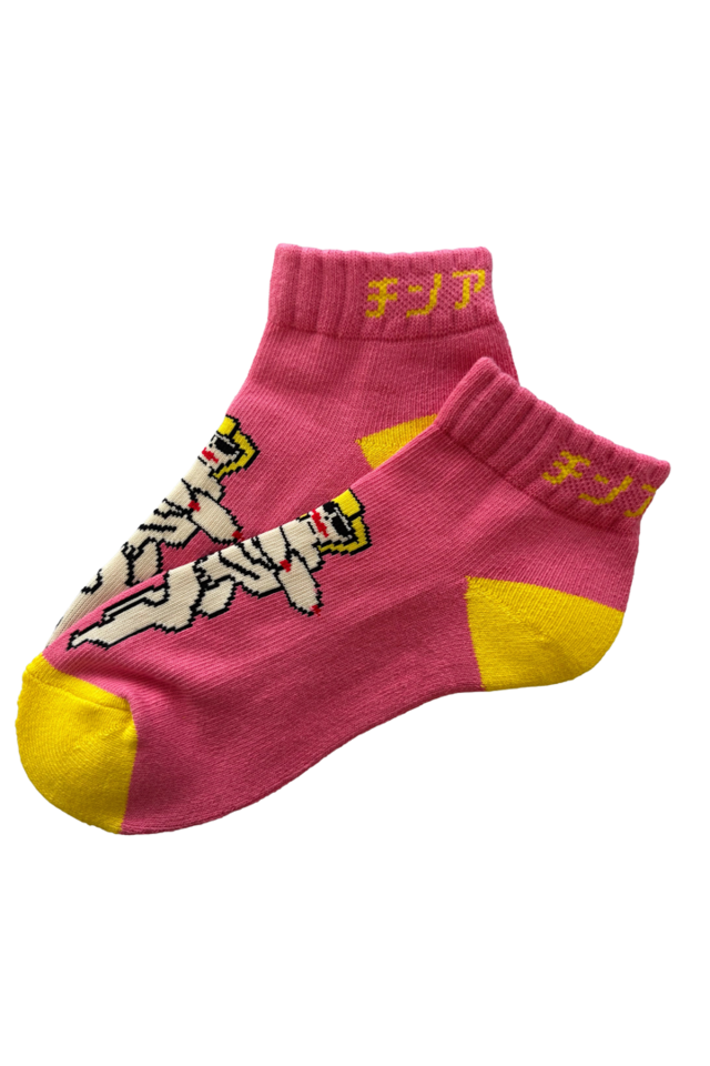 <NEWスニーカー丈> "裸婦&TOUGH-pink-" SN  Sock