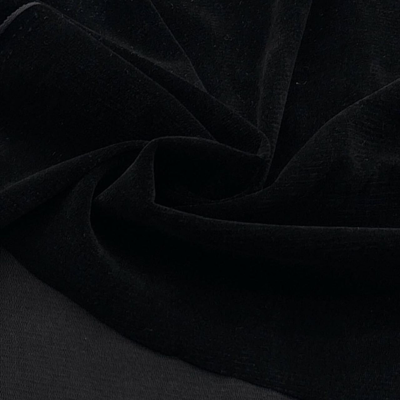 ★TC183◆2.5m◆ポリエステル100%フロッキーパワーネット生地◆ブラック