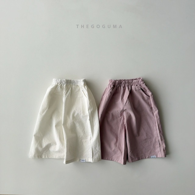 【取寄】the goguma｜comfortable fit point pants｜リラックスフィットポイントパンツ｜XS-JL｜kids&jr｜26 summer