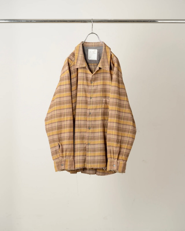 ANCELLM / NEL CHECK SHIRT (PATTERN B)