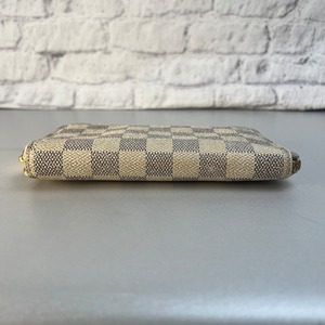 LOUIS VUITTON ルイヴィトン ダミエ アズール M60029   二つ折り財布 ホワイト A-12035