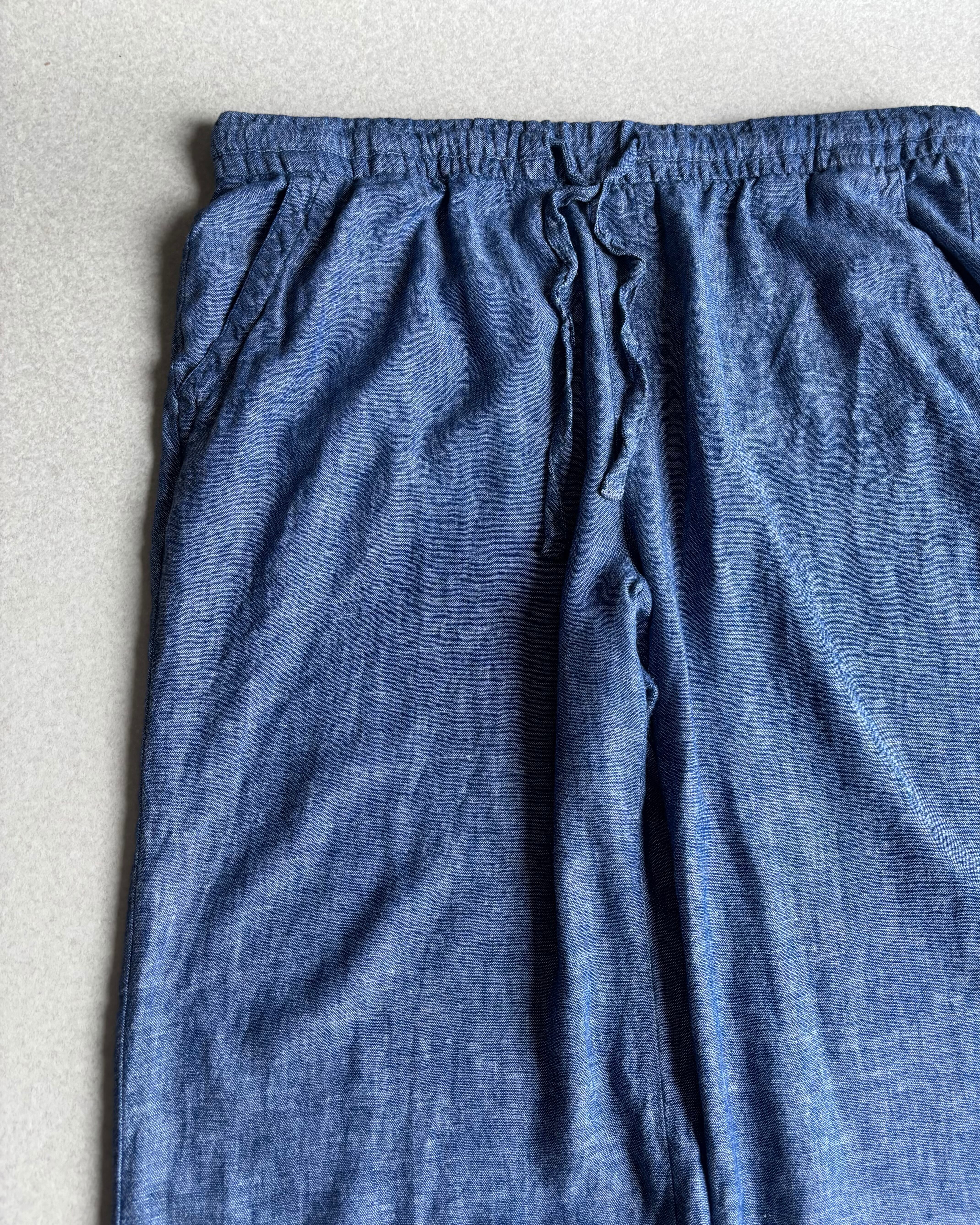 00s oldnavy super wide linen×rayon pants / オールドネイビー リネン