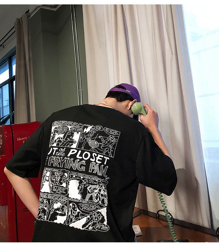 全3色 Tシャツ カットソー プリント カジュアル おしゃれ