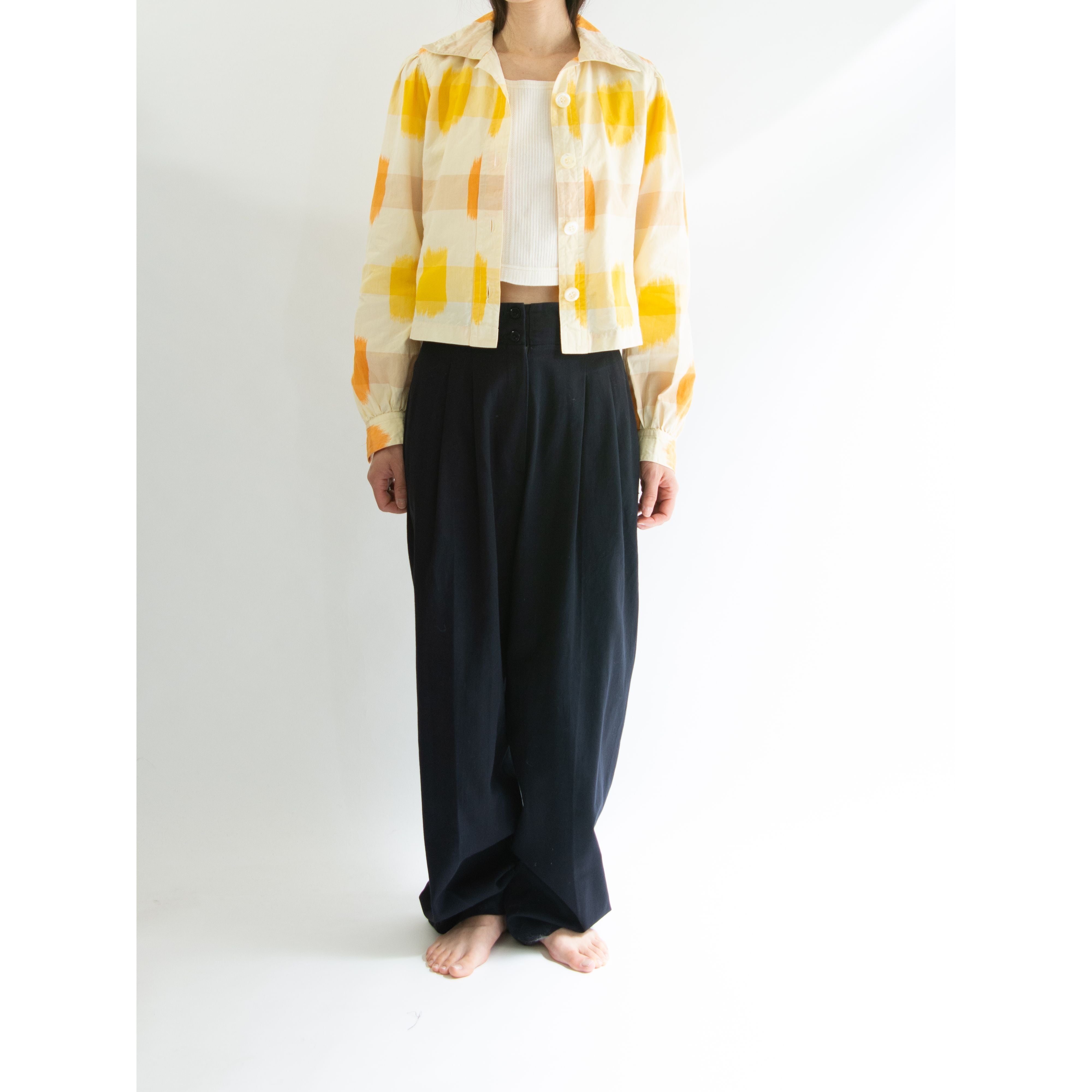 【issey miyake】70's 100% Cotton Shirt Jacket（イッセイミヤケ コットンシャツジャケット）