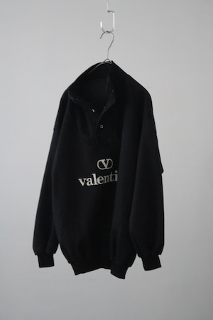 half snap stand-collar pullover