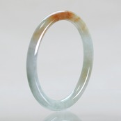 【内径 約54.5mm 】細めのバングルで付けやすい！ バングル A貨翡翠 jd_bg1229