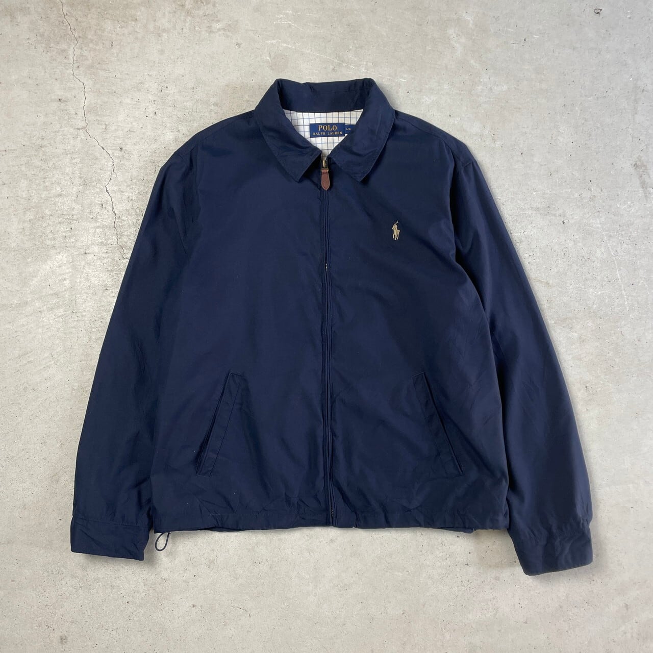 Polo Ralph Lauren ハリントンジャケット コーデュロイ ネイビー 中古・古着通販】POLO RALPH LAUREN (ポロ・ラルフローレン