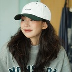 Tumulus： [THE HOBOO] ese style 白ステッチキャップ レディース 夏用 日除け ベースボールキャップ メンズ オールマッチハット トレンド ホワイト 帽子 サマー 夏物 Tum6089891397