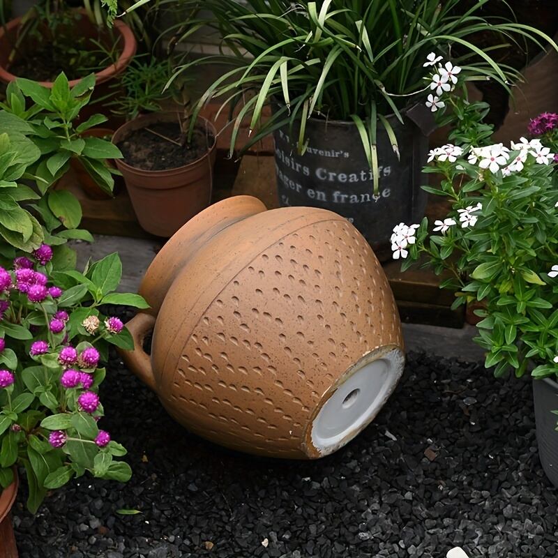 プランター ヴィンテージ調 テラコッタ風 おしゃれ かわいい 鉢 植木鉢