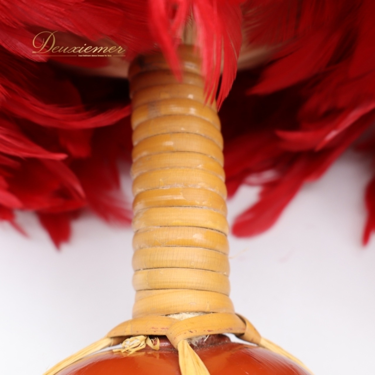 フラダンス ウリウリ マラカス 小物 レッド系 楽器 一体型 赤 黄 茶 羽根 練習 レッスン 鮮やか 舞台 イベント ステージ 民族舞踏 ダンス小物 音楽 イエロー系 ブラウン系