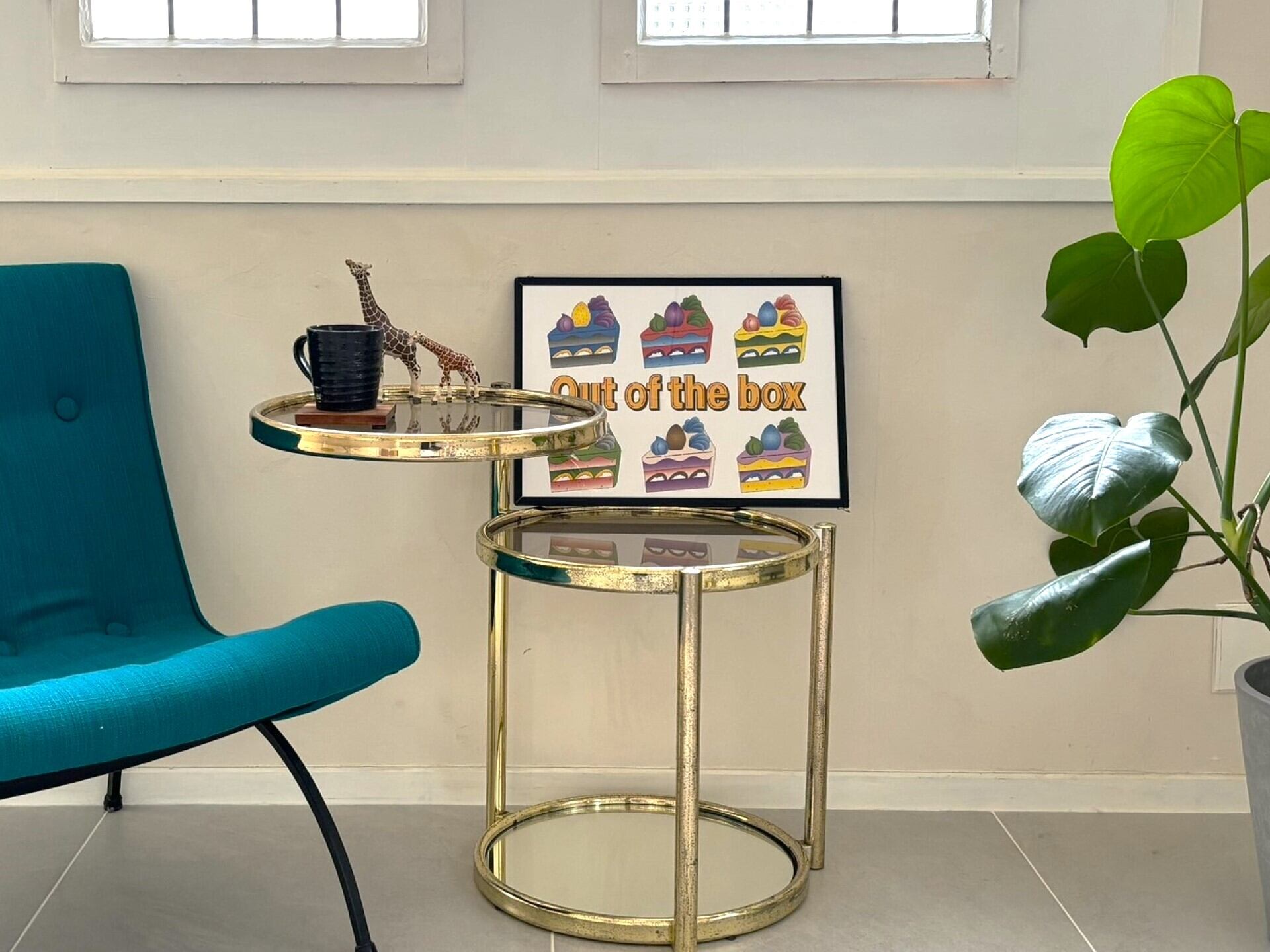 DHD(M)001【フレーム付きインテリアポスターA3　ショートケーキ】