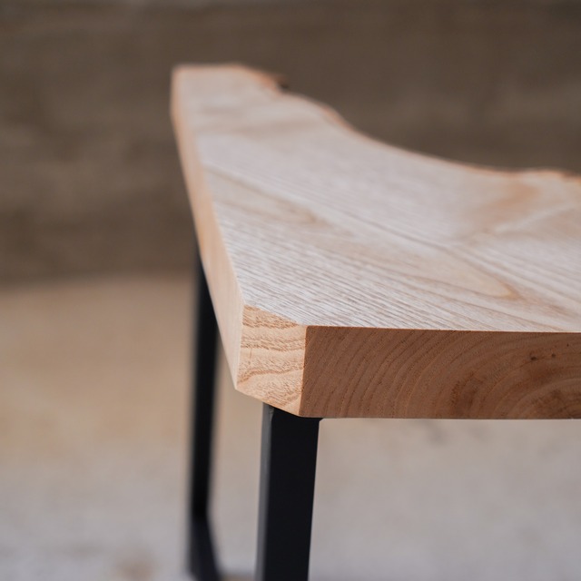 栗のコンソールテーブル　コーナー用