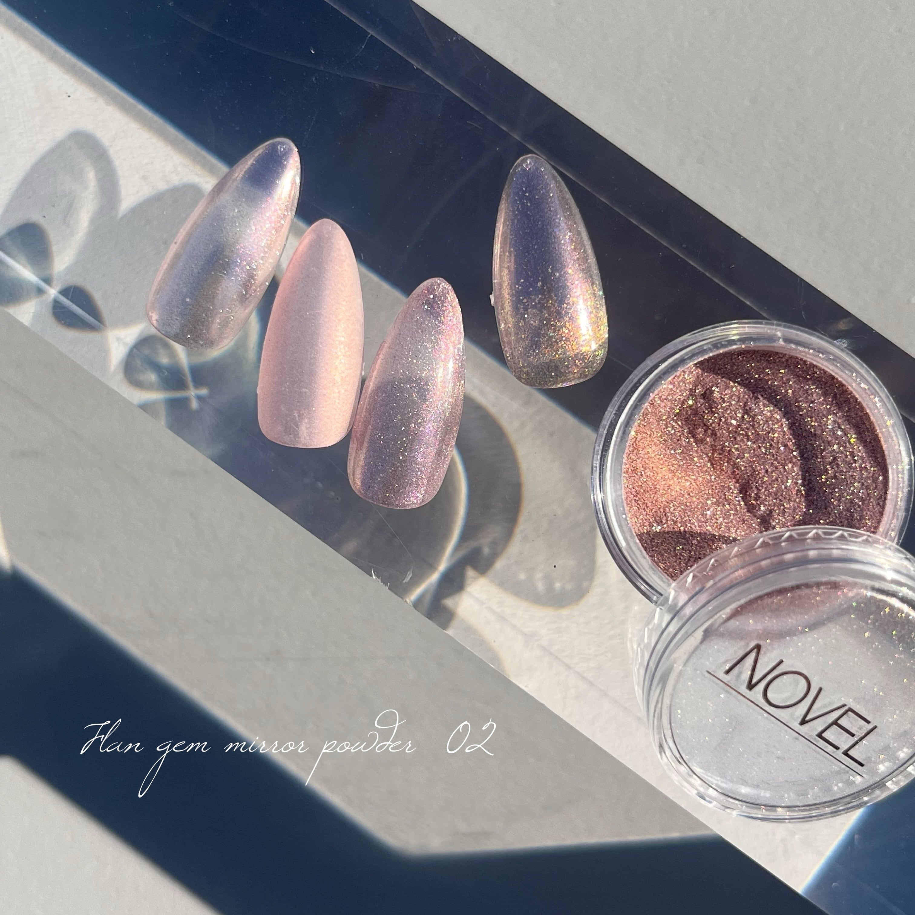 SET093 Flan gem mirror powder 6色SET | atelier NOVEL