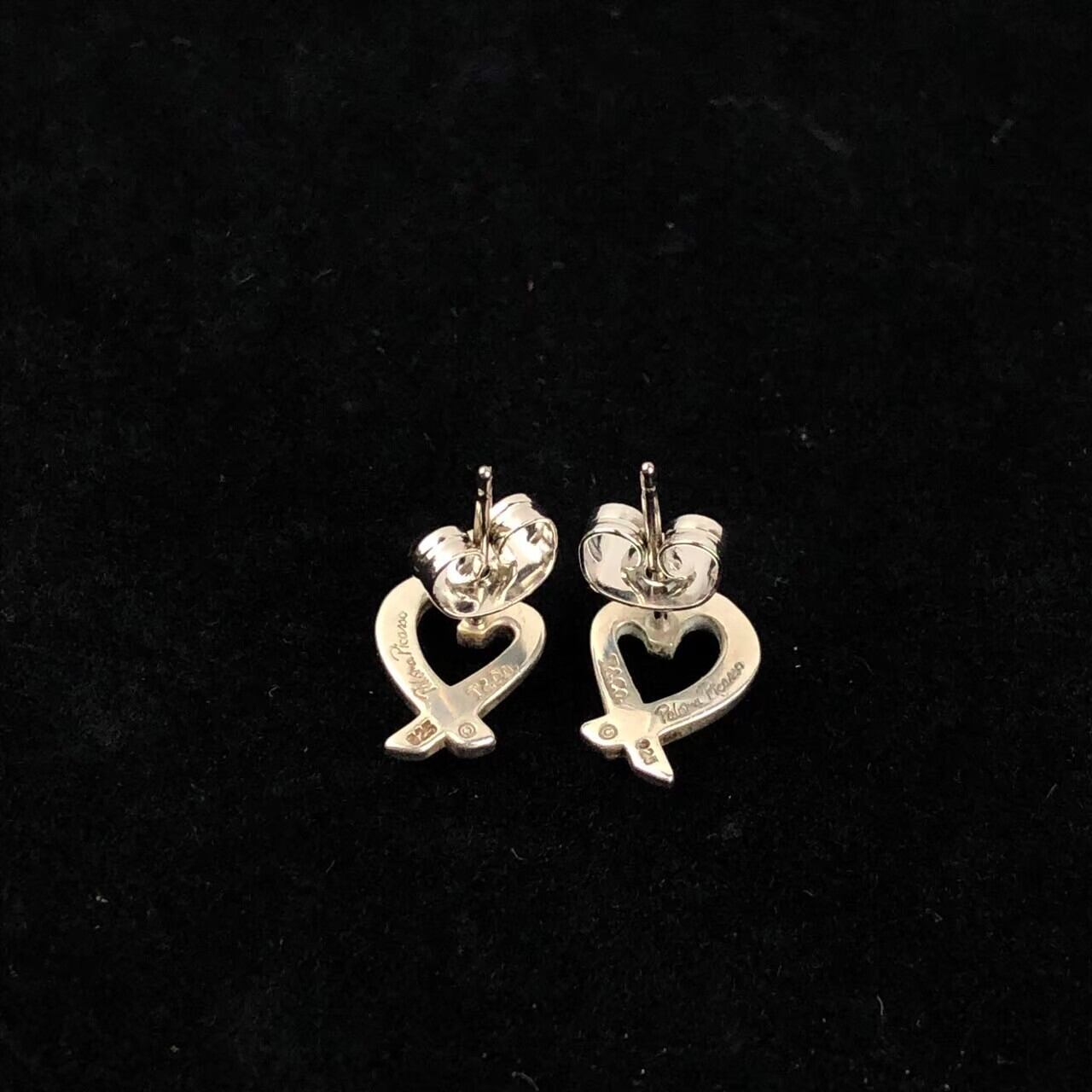 中古】ディファニー TIFFANY ラビングハート ピアス シルバー | 小牧