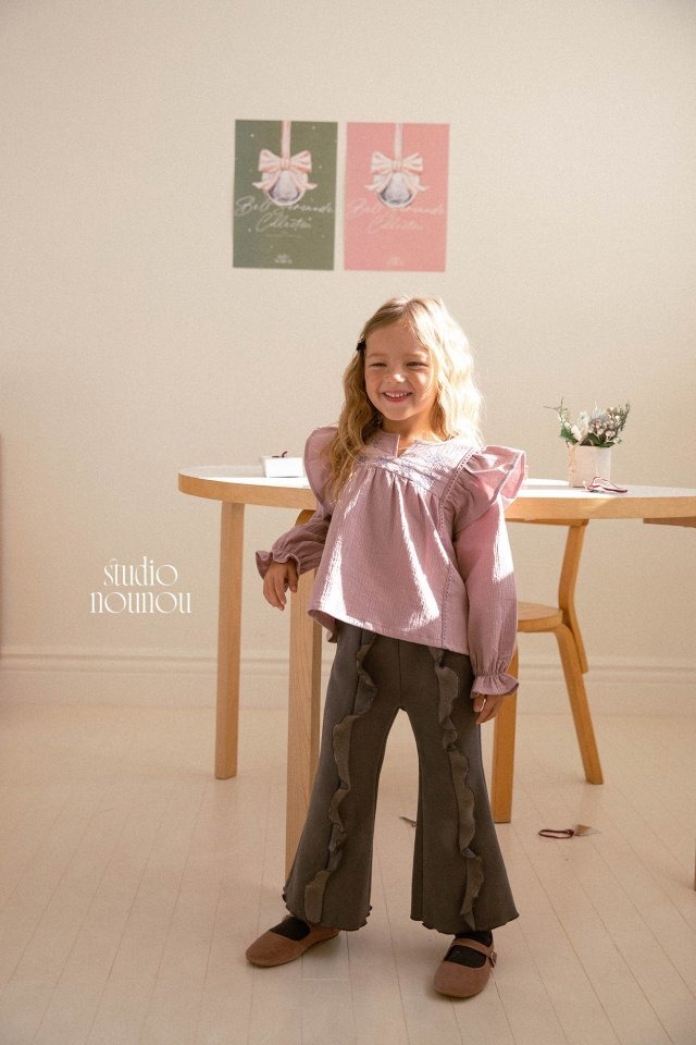 【 即納 】2025 秋新作  nunubiel  ヌヌビエル ベビー　サスペンダーリブレギンス