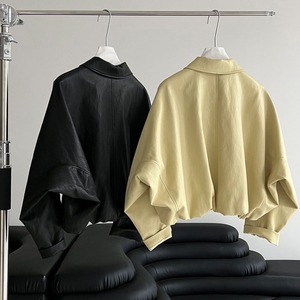 zip-up short jacket　J00533
