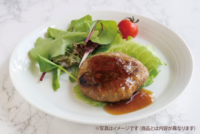 【お惣菜セット】もち小麦ハンバーグ+副菜（２種）