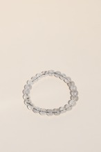 シルバールチルクォーツ | 天然石 ブレスレット | Silver rutile quartz ◇ eekphool   ◇ br00018