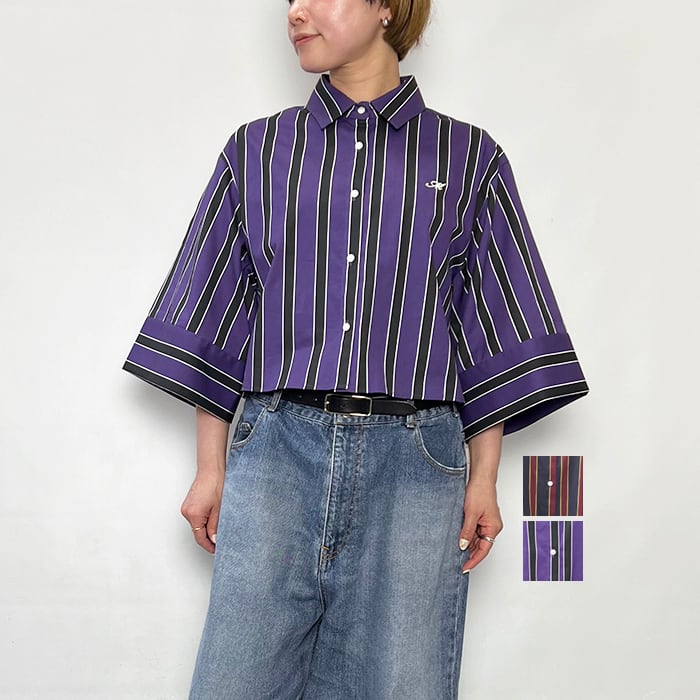 【極美品】マルゴーヴィンテージ ボリュームスリーブ ジップブルゾン ネイビー F 極美品】マルゴーヴィンテージ ボリュームスリーブ ジップブルゾン