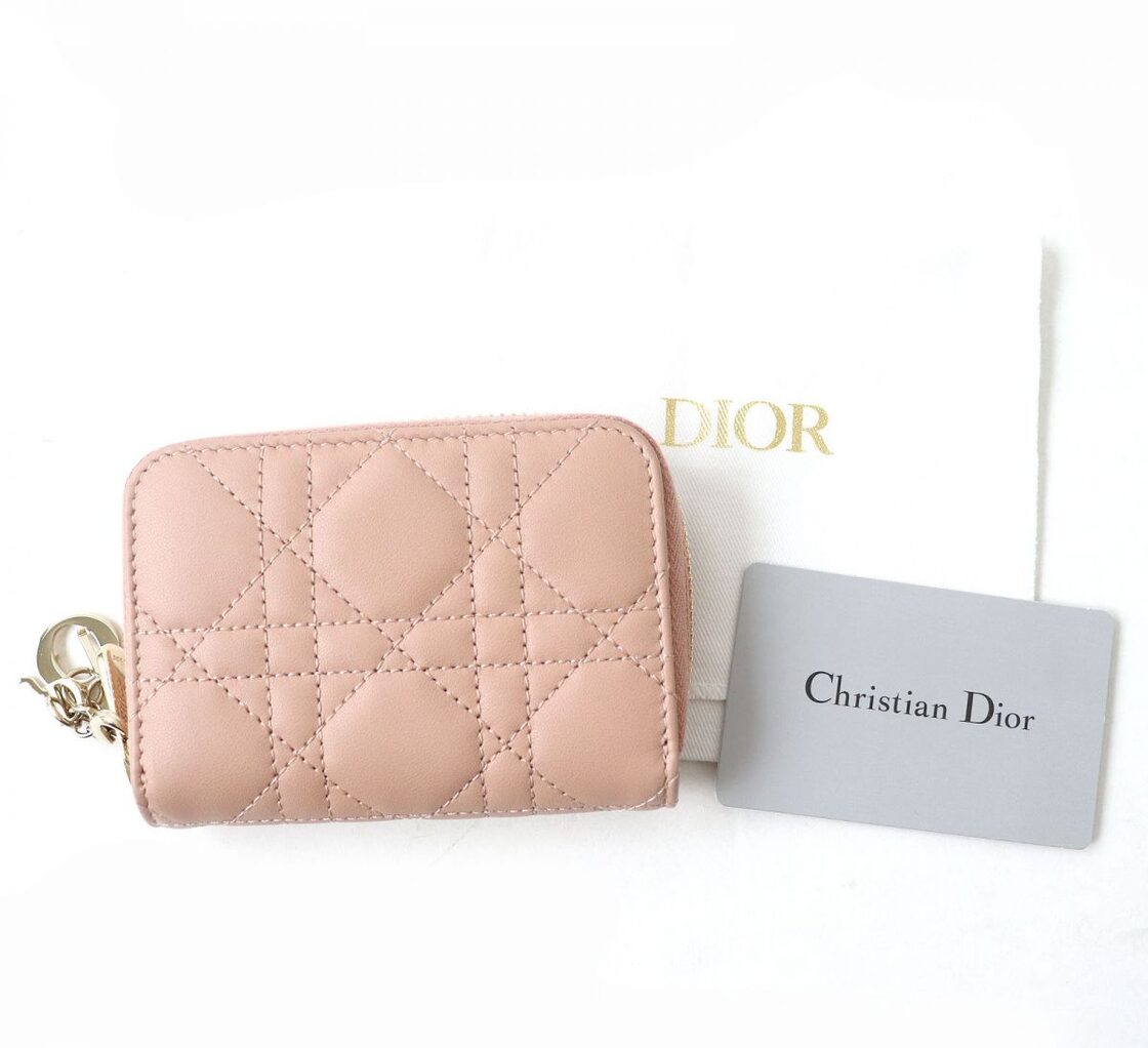 極美品△クリスチャンディオール LADY DIOR VOYAGEUR カナージュ 