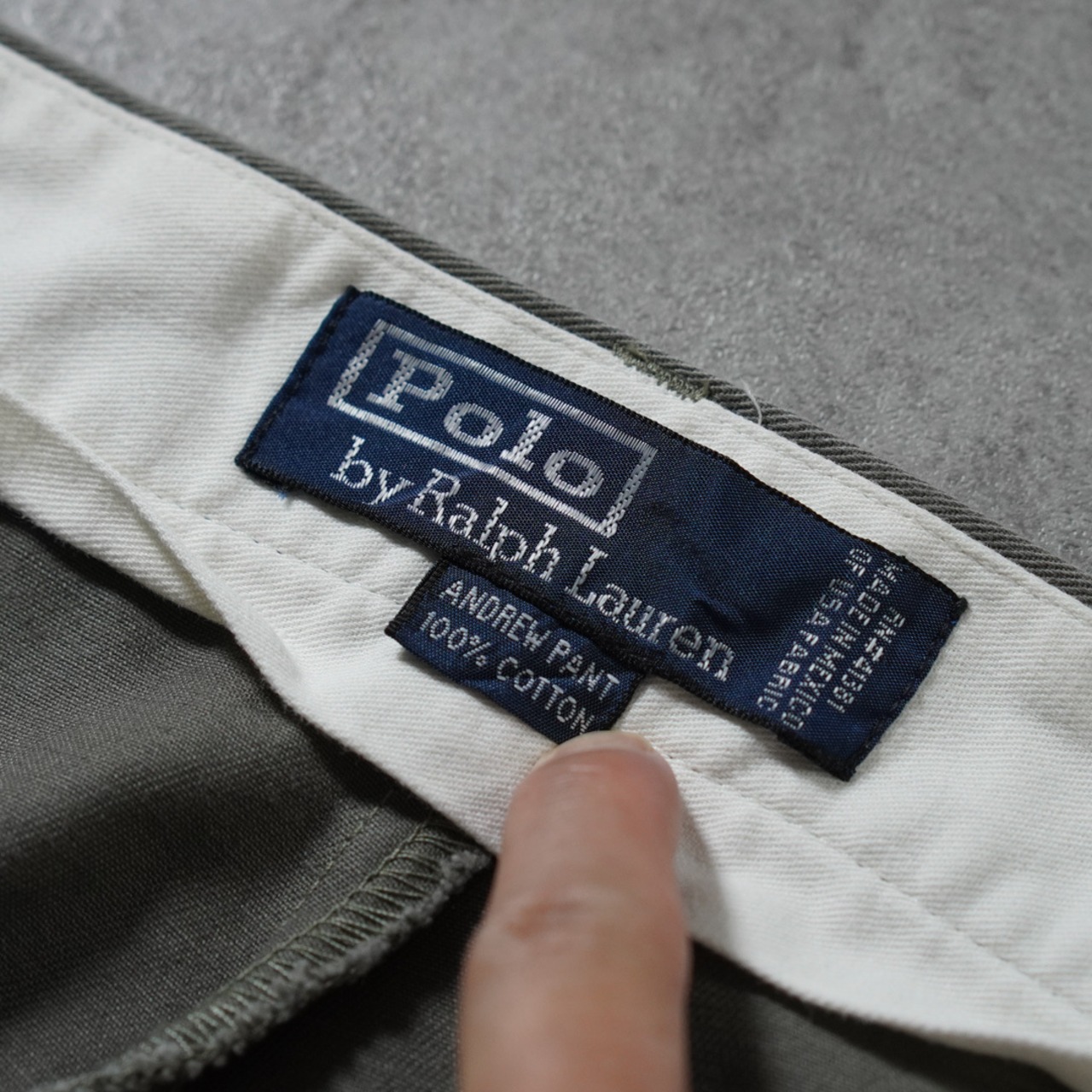 Polo by Ralph Lauren POLO CHINO ANDREW sage green W33L31.5相当 古着 - 11