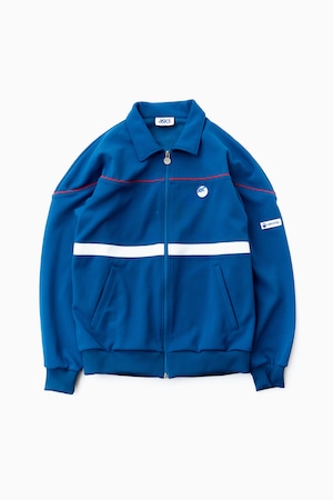 80's asics VINTAGE BLUE TRACK JACKET