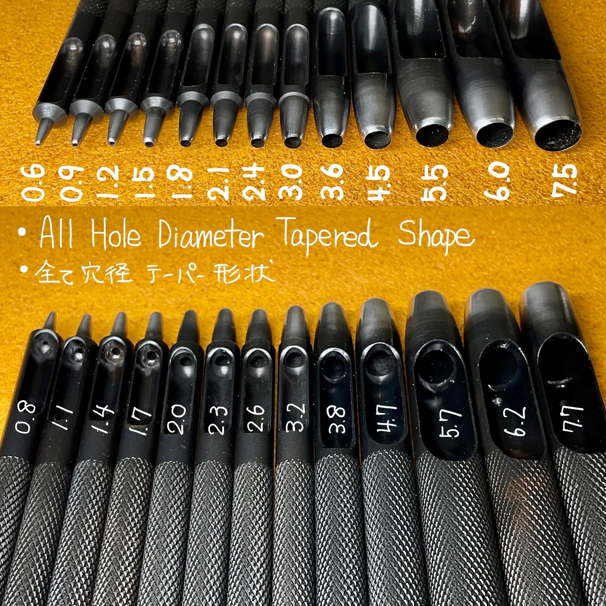 ハトメ抜き 0.6mm/ 2号 | okafactory 岡製作所