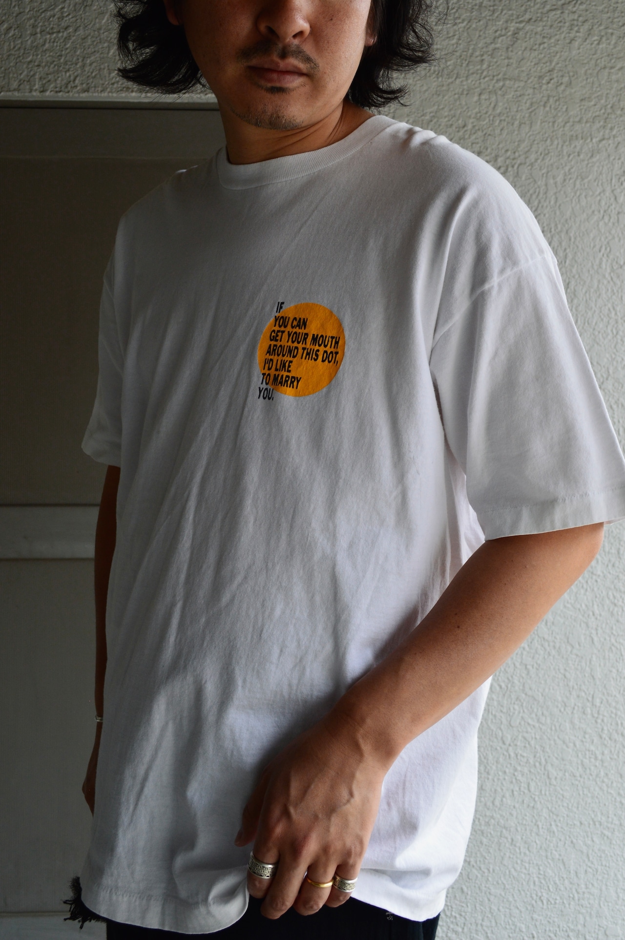 SOF Tee 90's Made in USA Single Stitch RN53750 Old Print Tee USボディ ソフティー 90年代 USA製 旧タグ シングルステッチ