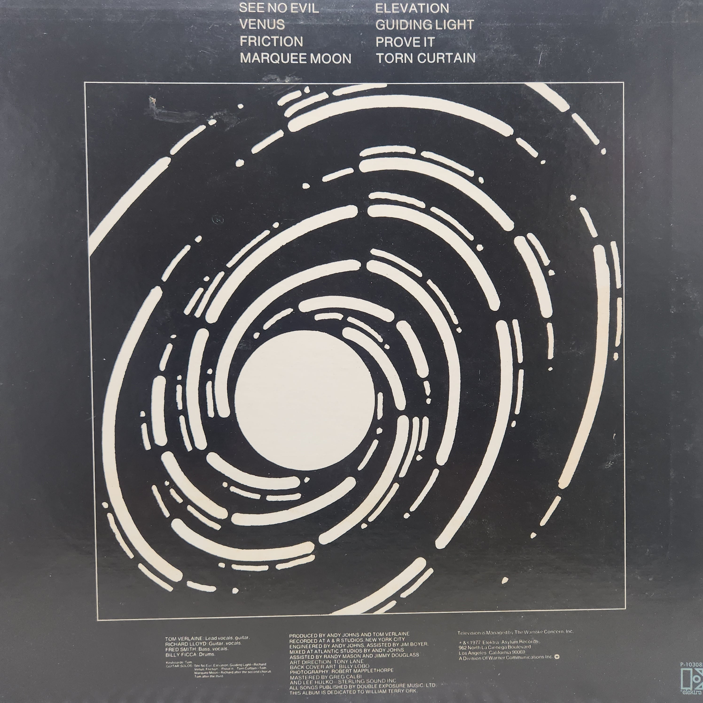 Television / Marquee Moon [P-10308E] - 画像2