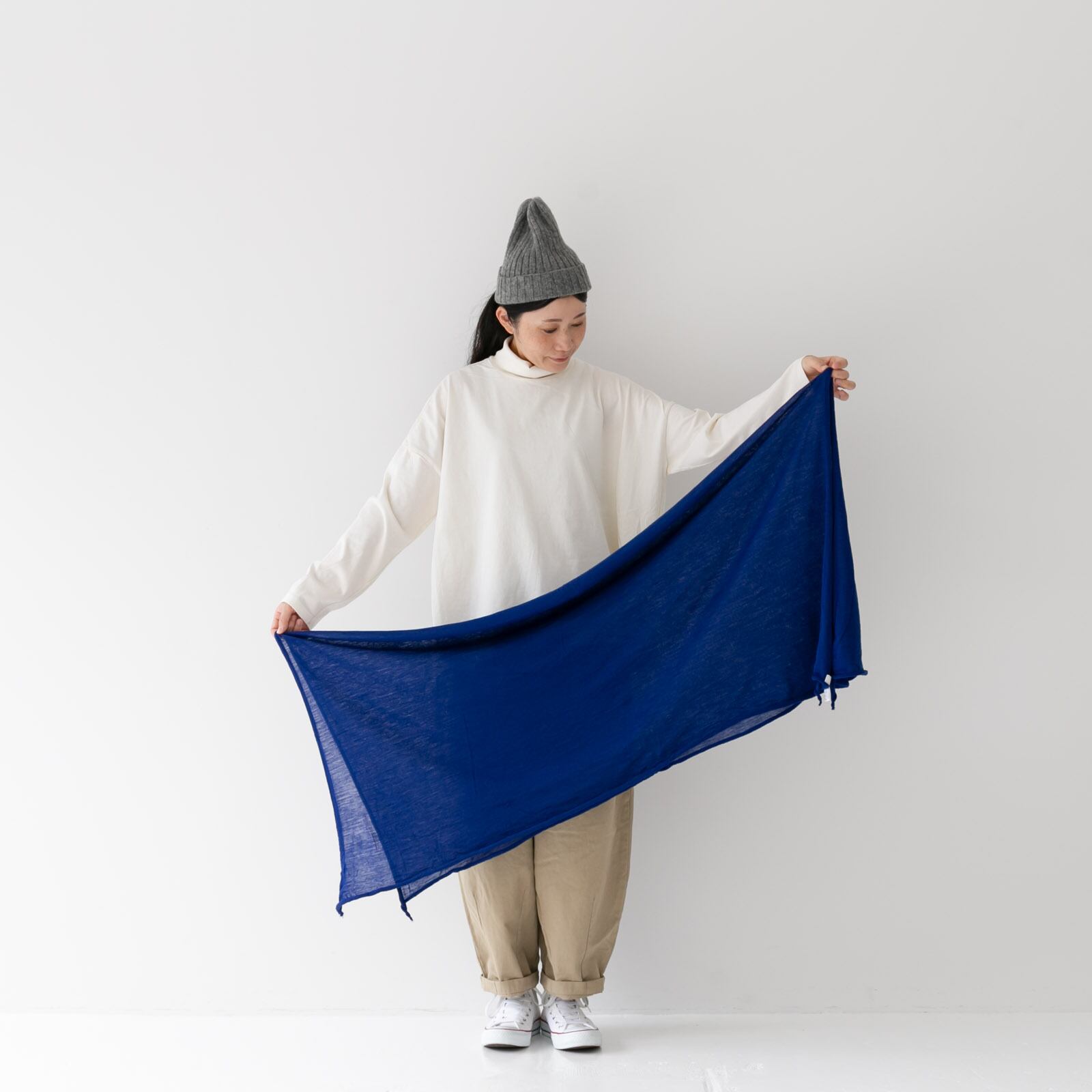 プリット prit ウールガーゼ天竺ショール(P00446)全5色