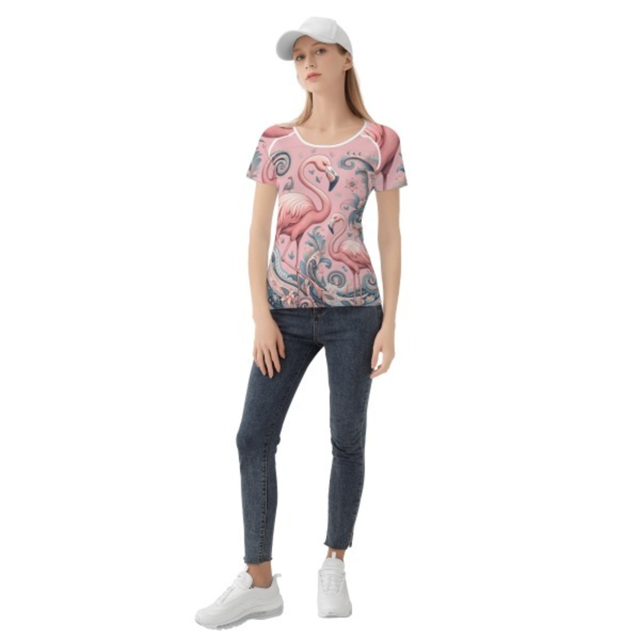 Women's All-Over Print T shirt Paisley 4519