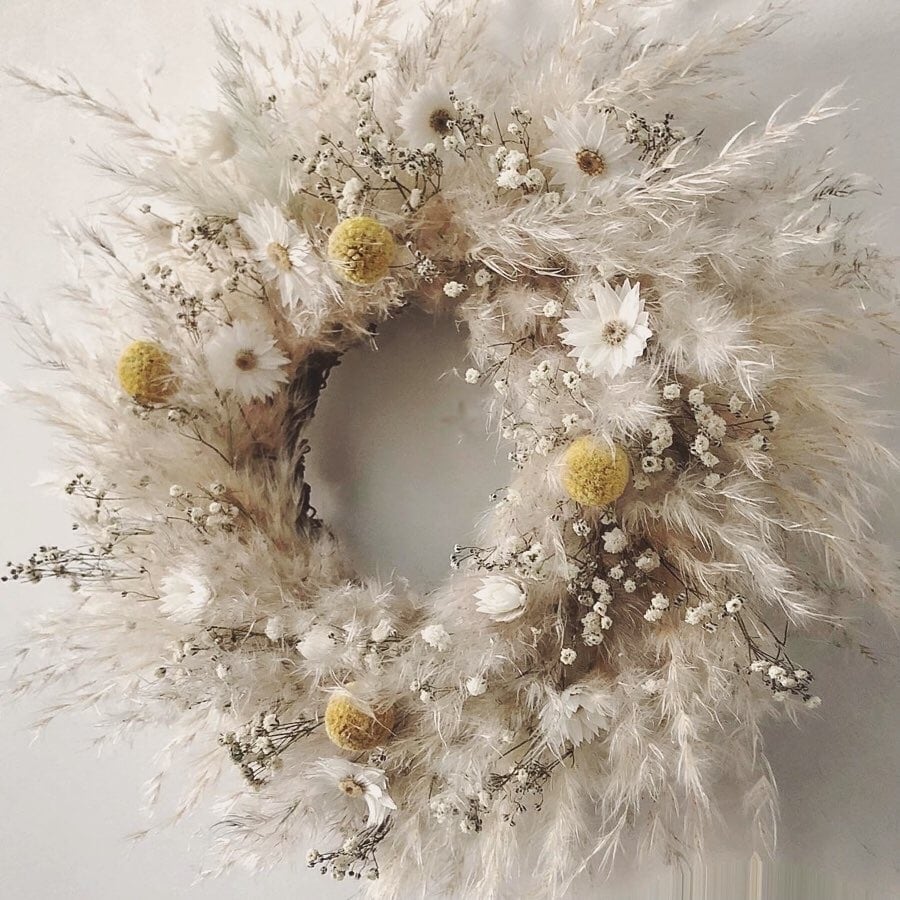 fluffy wreath 