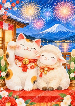 季節のDA A3 未年D (通常/フルAB/フル樹脂AB) | ダイヤモンドアート
