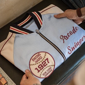 Vintage Baseball Embroidered Souvenir Jacket / ヴィンテージ ベースボール 刺繍 スーベニア ジャケット
