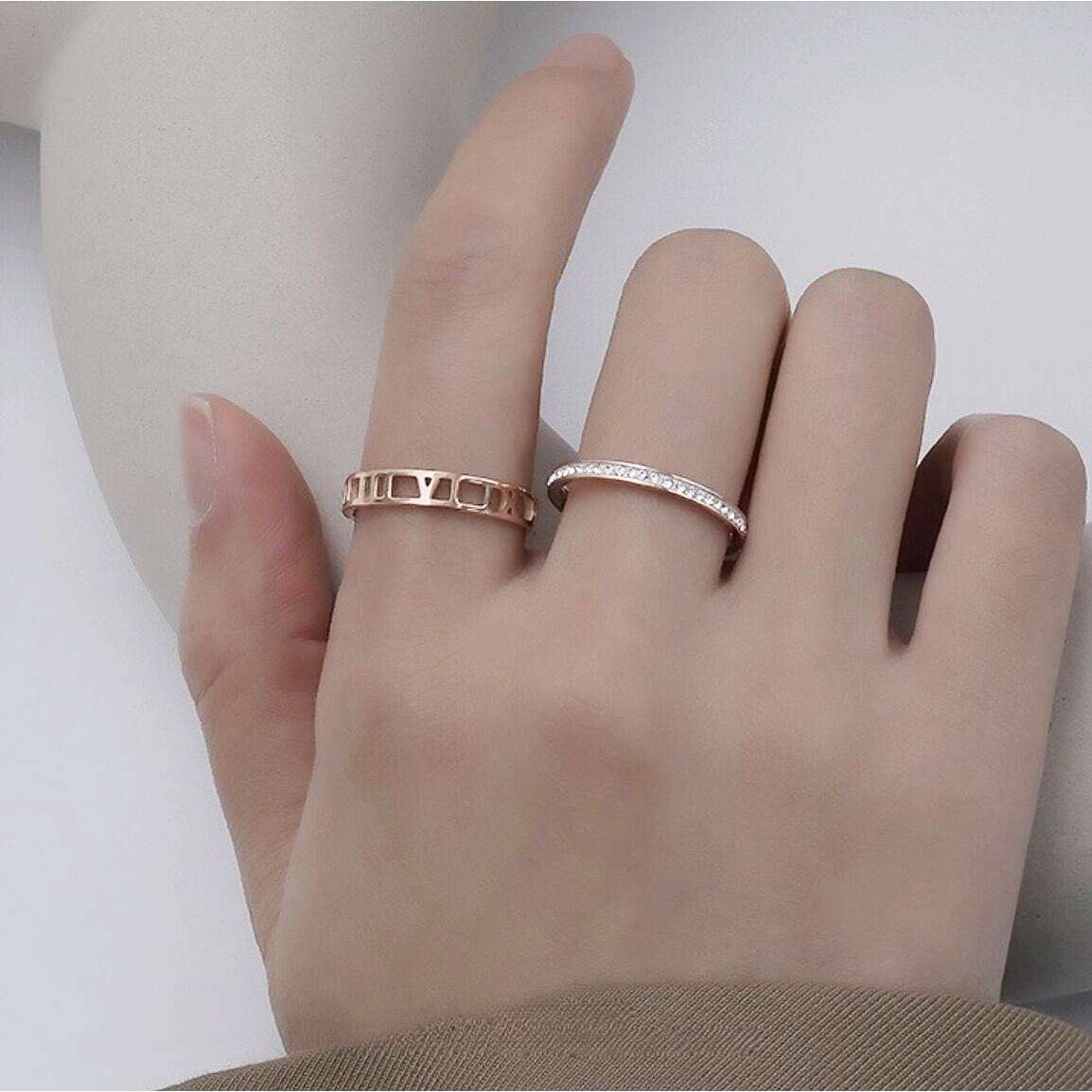 セパレート2wayリング ラインストーン G0490 | Pay ID