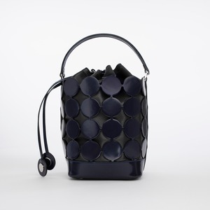 PIERRE HARDY　BULLES BUCKET BAG　NAVY BLACK