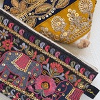 大人のためのインド刺繍ポーチ2点セット｜プチギフトや自分へのご褒美に｜ETHNIC