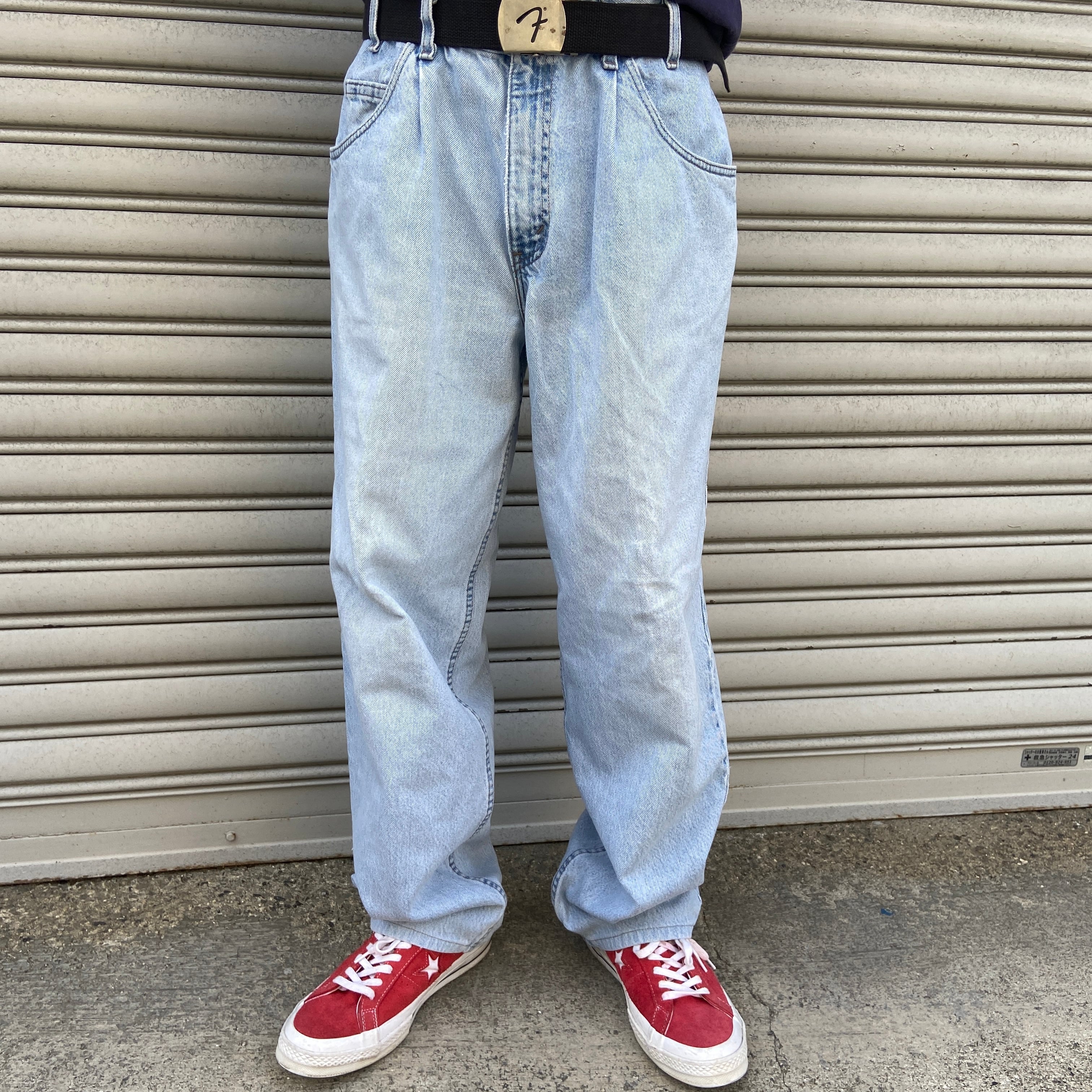 送料無料』90s USA製 Levi's silverTab デニムバギーパンツ W34 | 古着