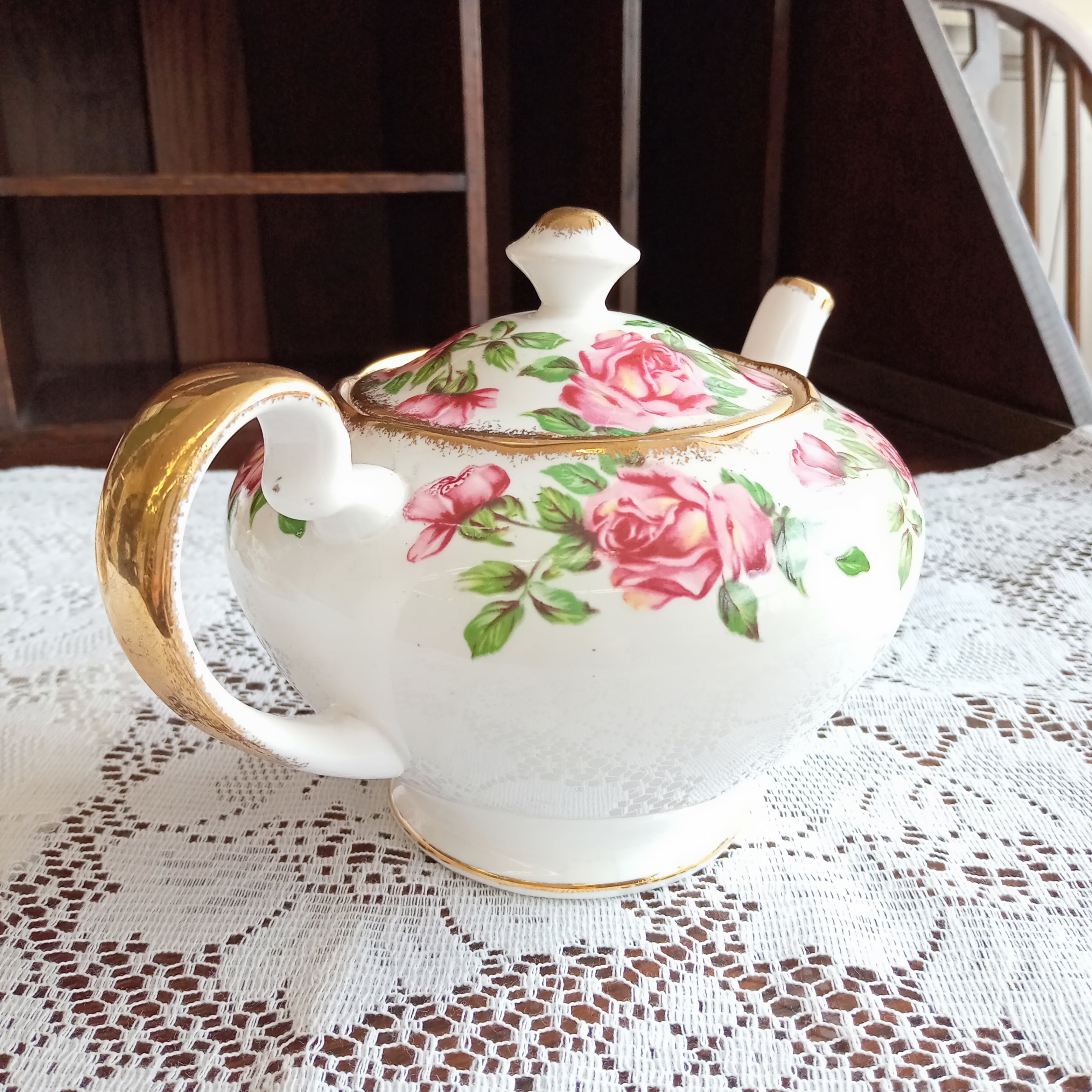 ソールズベリー ティーセット バラ模様 4点セット SALISBURY Tea Set